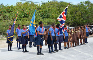 The Turks and Caicos Guides and Brownies.