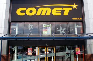 Comet store front