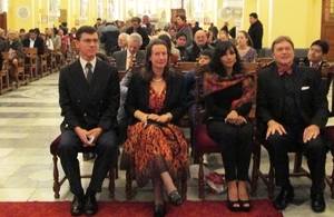 HMA James Dauris, Helen Dauris, Gloria Rainsford and Honorate Consul in Arequipa, Francis Rainsford.