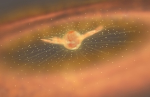 Artist's impression of protostar