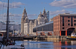 The Liverpool waterfront