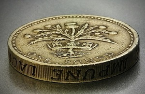 Image of a one pound coin