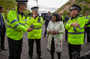 Baroness Verma meets with CNC officers and Chief Constable Mike Griffiths