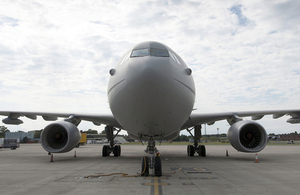 A Royal Air Force Voyager transport aircraft at RAF Brize Norton (library image) [Picture: Andrew Linnett, Crown copyright]