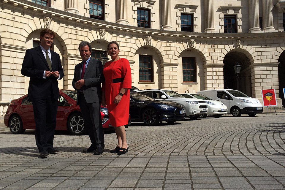Electric cars for all government fleets GOV.UK