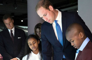 HRH Price William visiting IWM London