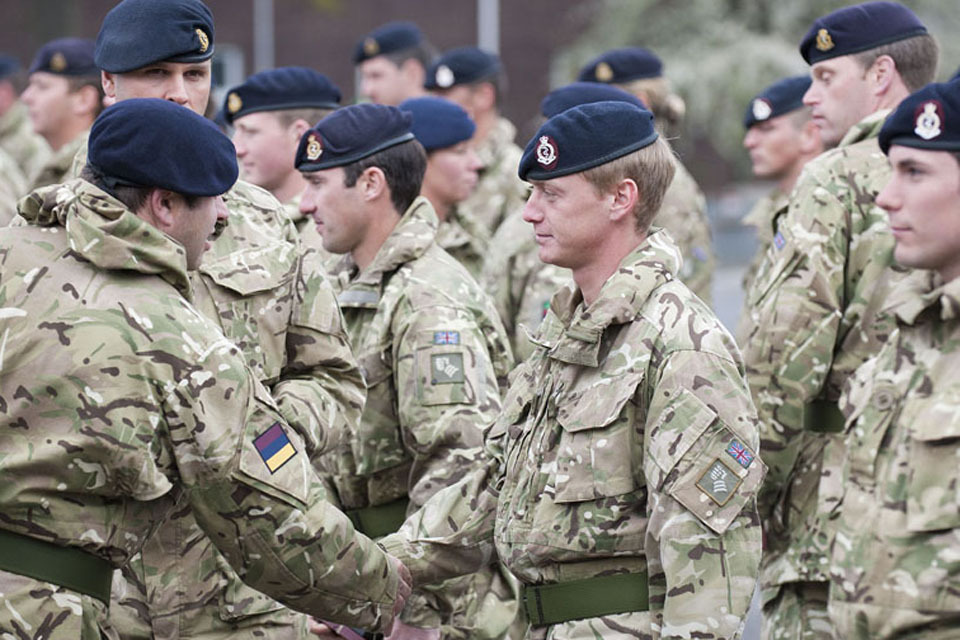 1 Medical Regiment receive Afghanistan medals - GOV.UK