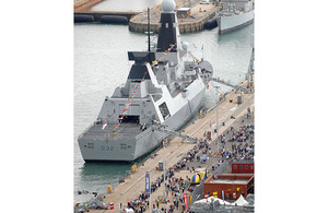 HMS Daring at HM Naval Base Portmouth