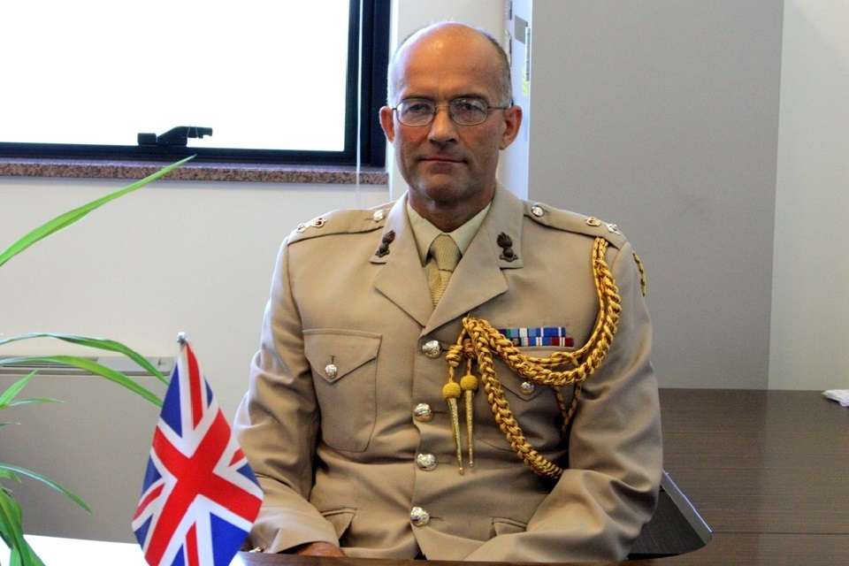 British Defence Attache Lt Col Mark Wentworth
