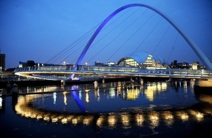 Millennium Bridge in South Tyneside