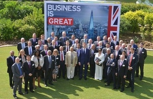 Nick Clegg with UK-India delegation