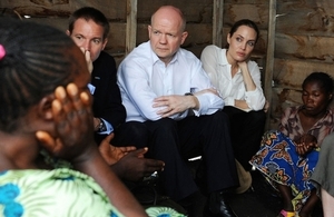 William Hague and Angelina Jolie