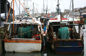 Fishing vessels in North Shields