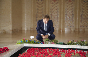 Mr Swire at the Australian War Memorial