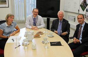 Lord Williams at British Embassy Vientiane