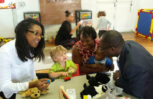 Sam Gyimah's recent visit to Brown Bears Nursery