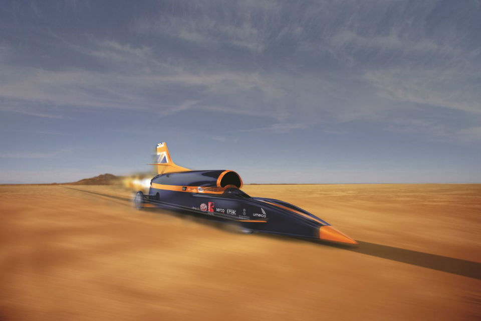 Bloodhound supersonic car 