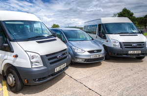 DVLA fleet vehicles