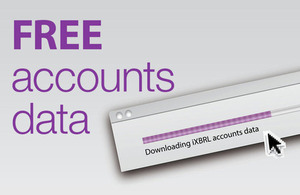 Graphic of accounts data downloading