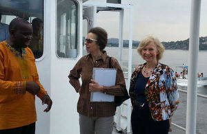 Her Royal Highness, the Princess Royal in Mwanza