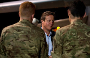 PM meets RAF staff in Cyprus