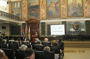 Sir David King/Conference at Aula Magna