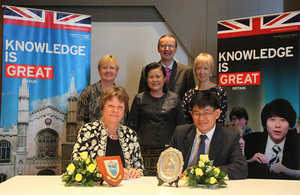 Ambassador Philip Malone at agreement signing in Danang