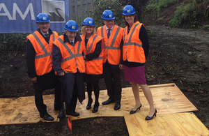 Claire Perry with other guests.