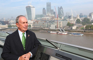 The Queen Awards Honorary Knighthood to Michael Bloomberg