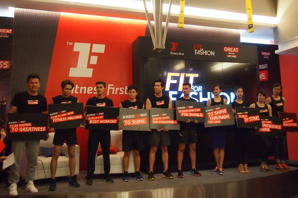 In the show, contestants will use Fitness First's training principles