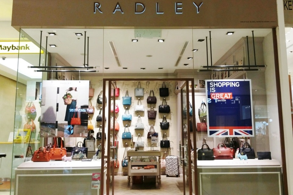 Radley are one of a number of British brands participating in the competition