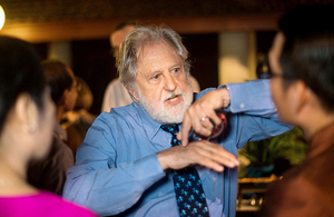 Lord Puttnam at reception