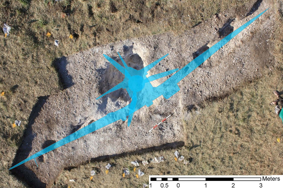 Excavation of the Spitfire crash site 