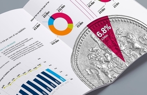 Photo of an inside page of the HMRC report 'Measuring tax gaps - 2014 edition'