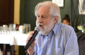 Lord Puttnam at reception