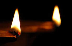 Diwali candles