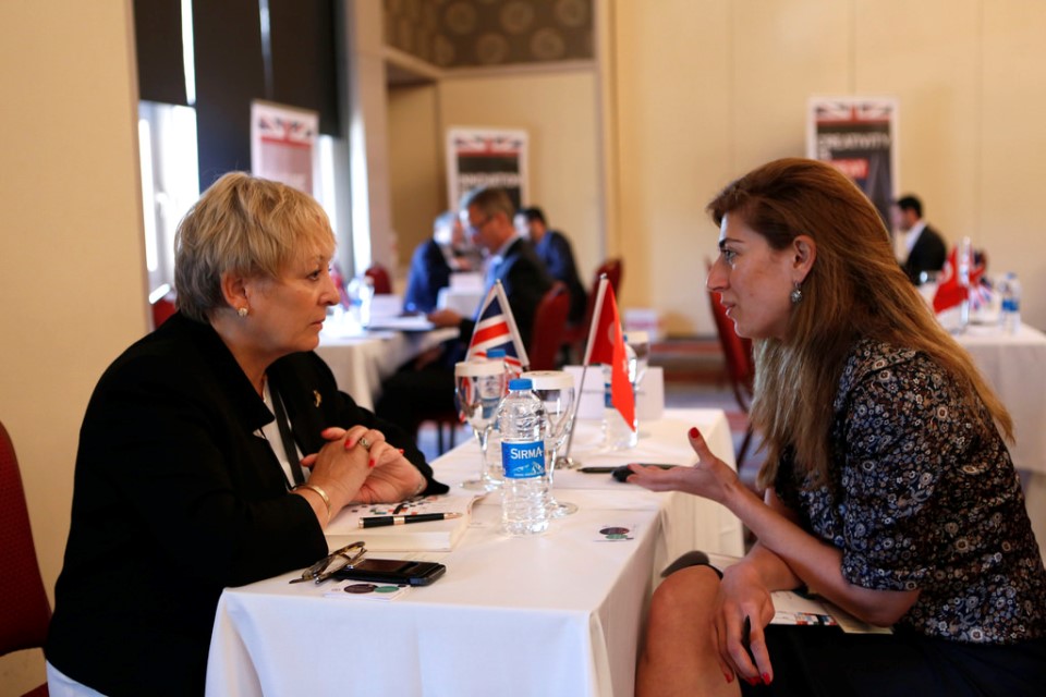 One-to-one meeting at the GREAT Festival of Creativity in Turkey