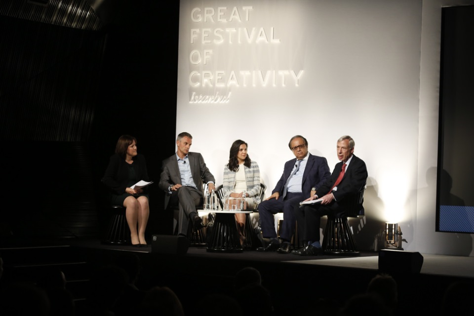 Panel session at the Great Festival of Creativity events in Istanbul