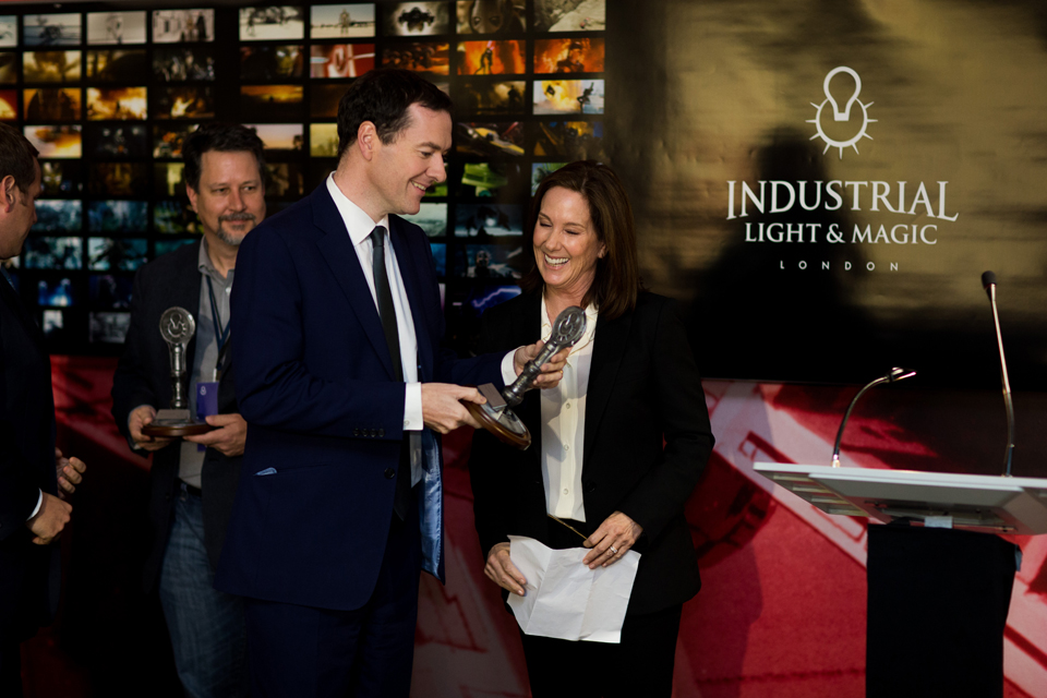 Chancellor George Osborne attended the opening ceremony
