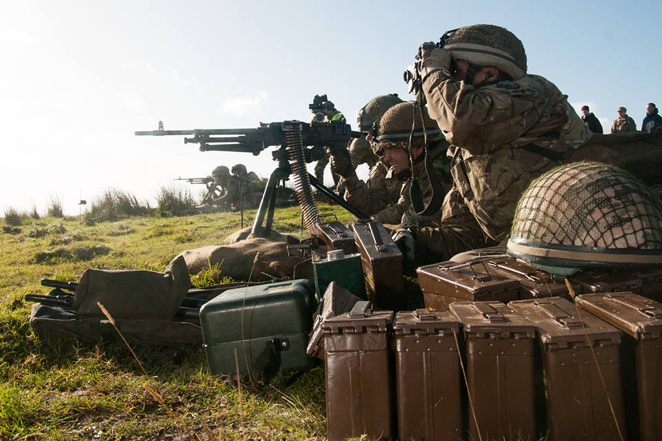 Members of 4th Battalion The Parachute Regiment 