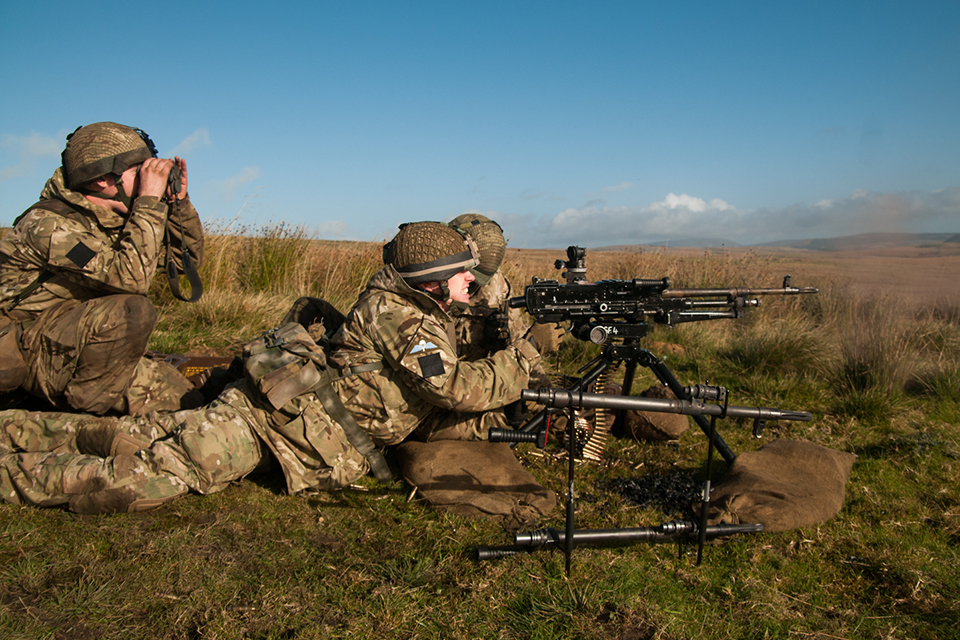 Members of 4th Battalion The Parachute Regiment 