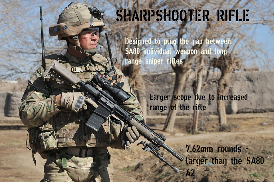 Soldier with sharpshooter