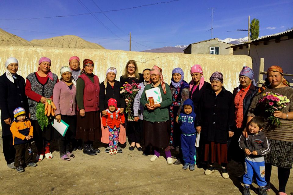 Ambassador with women’s self-help groups