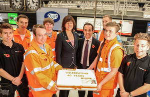 Claire Perry marks the 40 years of the 16-25 railcard.