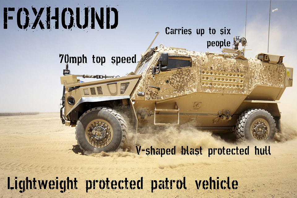 Foxhound vehicle