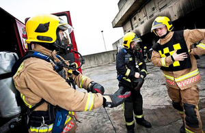 Armed forces personnel carry out fire training back in 2013 [Picture: Crown copyright]