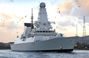 Type 45 destroyer HMS Defender (library image) [Picture: Chief Petty Officer Airman (Photographer) Thomas McDonald, Crown copyright]