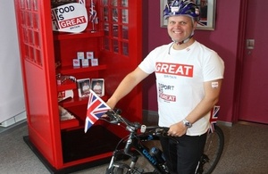 Deputy Director, British Trade & Cultural Office to ride around Taiwan in nine days