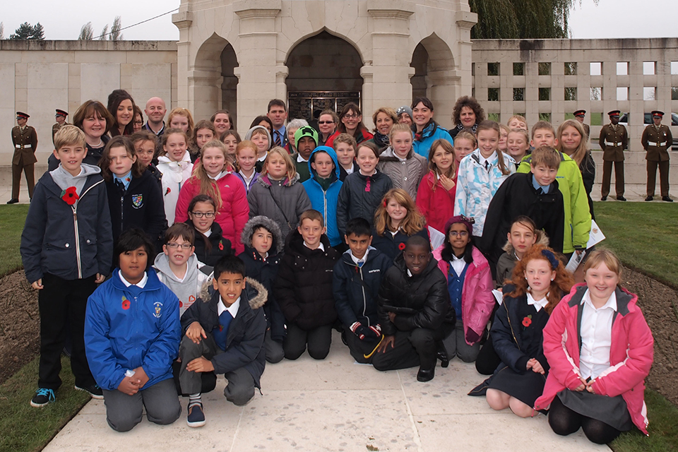 Schoolchildren from the north west of England