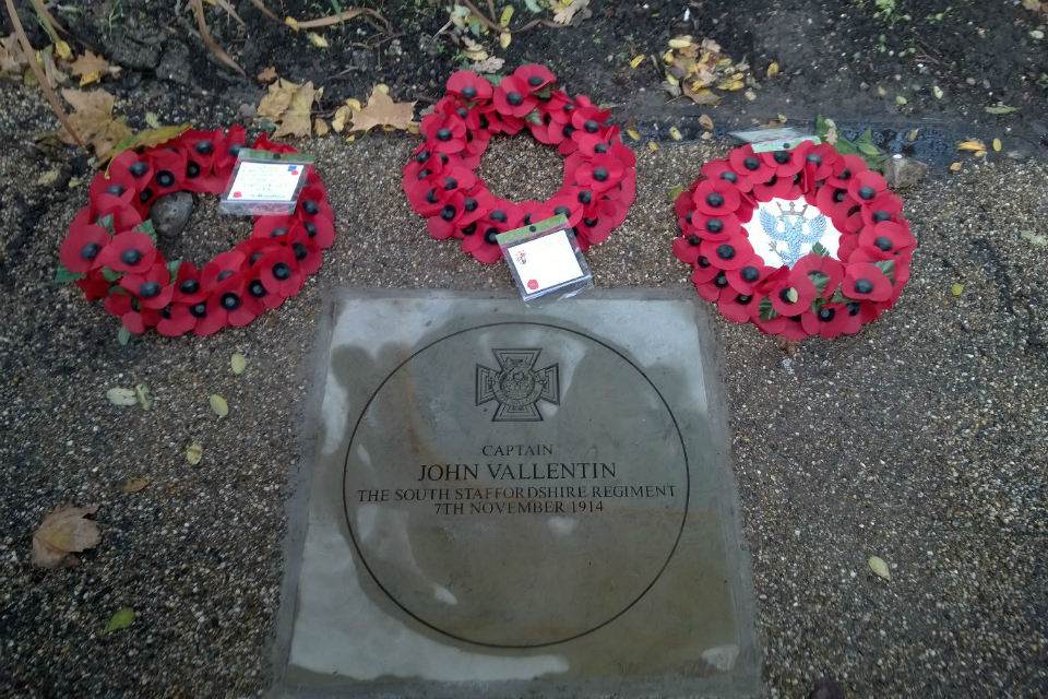 Paving stone for John Vallentin